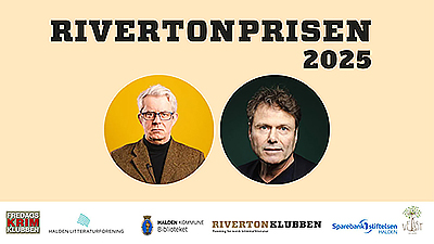 Årets Rivertonpris deles ut i&nbsp;Halden